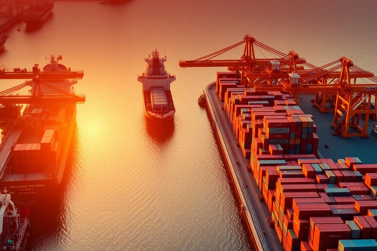 International cargo port